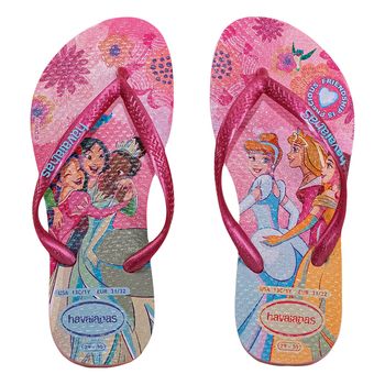 Chinelo-de-Dedo-Rosa-Kids-Princesas-Disney-|-Havaianas-Tamanho--35---Cor--ROSA-GLOW-0